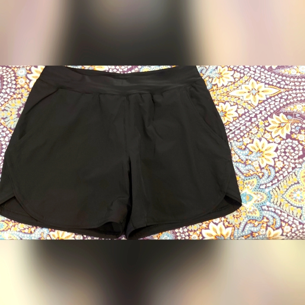 Women's Like NEW LANDSEND Black SWIM Shorts